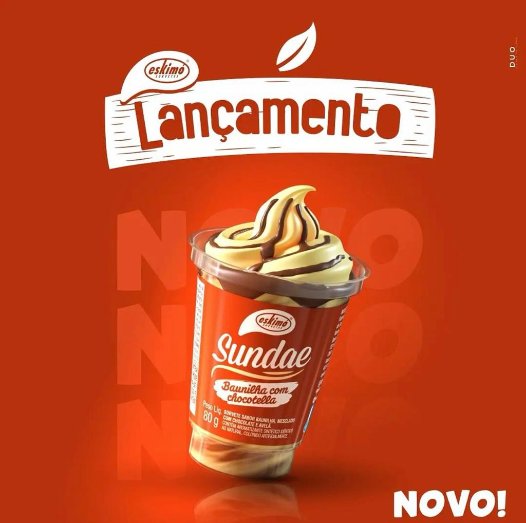 Sundae - Baunilha com Chocotella