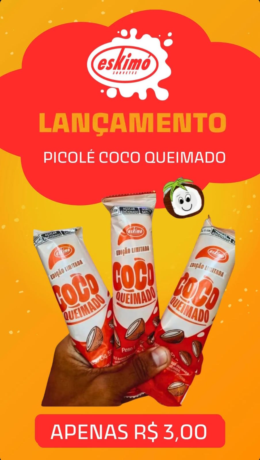 coco queimado