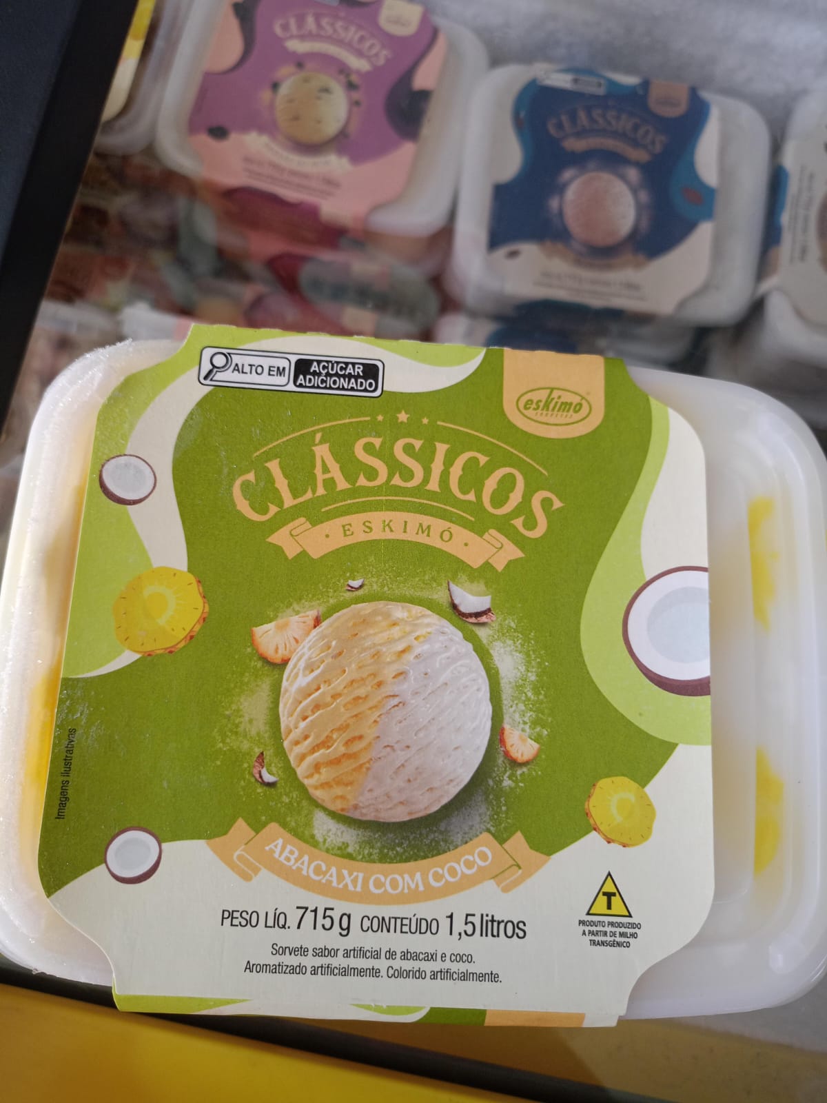 pote classico abacaxi com coco