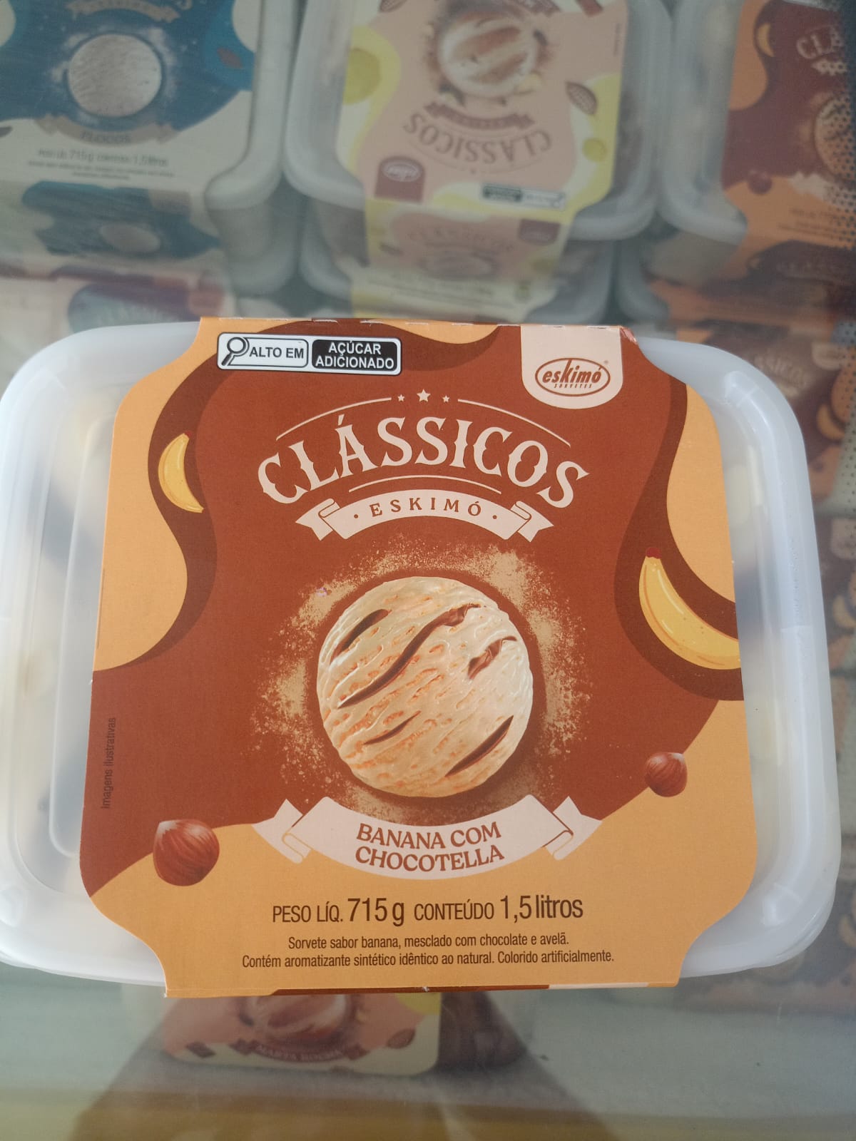 pote classico banana com chocotella